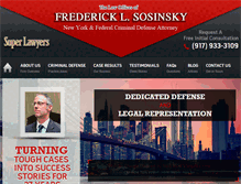 Tablet Screenshot of criminallawyernyc.com
